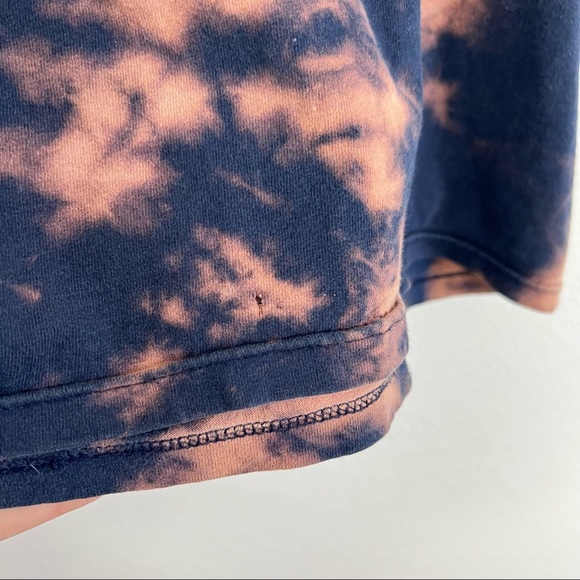 Nike Navy Blue Tye Dye T-Shirt Embroidered Swoosh Distressed Size Large Vintage - Picture 11 of 14